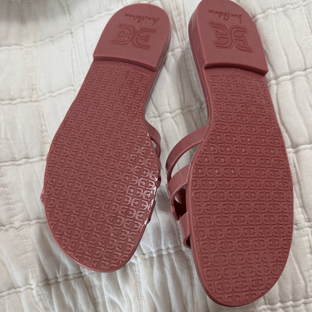 Sam Edelman Dusty Rose Cutout Slide Sandals - Picture 3 of 5